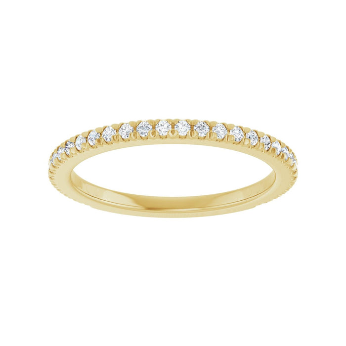 14K Yellow Gold 1/3 CTW Lab-Grown Diamond Anniversary Band
