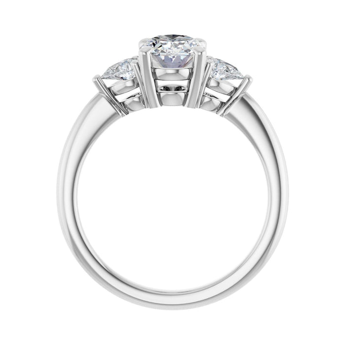 14K White Gold 1 1/4 CTW Lab-Grown Diamond Engagement Ring
