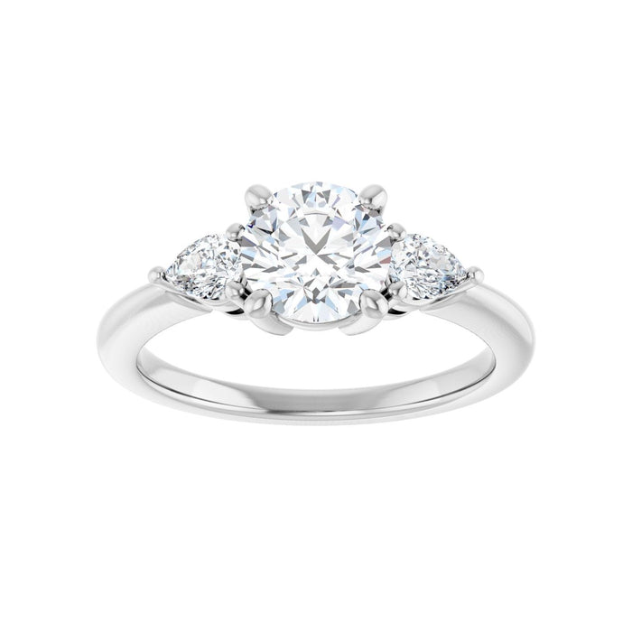 14K White Gold 1 1/4 CTW Lab-Grown Diamond Engagement Ring
