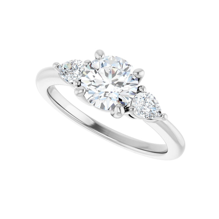 14K White Gold 1 1/4 CTW Lab-Grown Diamond Engagement Ring