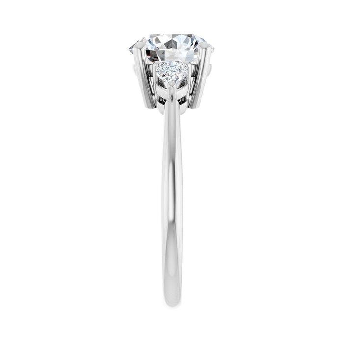 14K White Gold 2 1/4 CTW Lab-Grown Diamond Engagement Ring