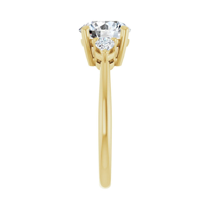 14K Yellow Gold 2 1/4 CTW Lab-Grown Diamond Engagement Ring