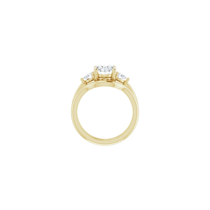 14K Yellow Gold 1 3/4 CTW Lab-Grown Diamond Engagement Ring