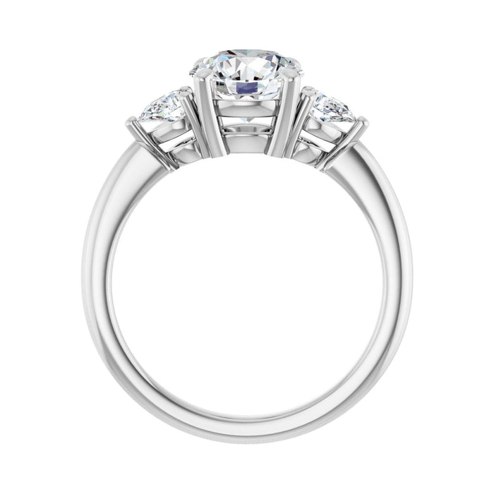14K White Gold 1 3/4 CTW Lab-Grown Diamond Engagement Ring