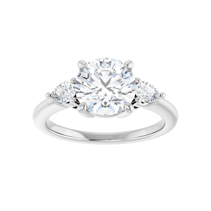 14K White Gold 2 1/4 CTW Lab-Grown Diamond Engagement Ring