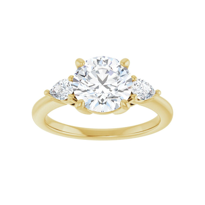 14K Yellow Gold 2 1/4 CTW Lab-Grown Diamond Engagement Ring