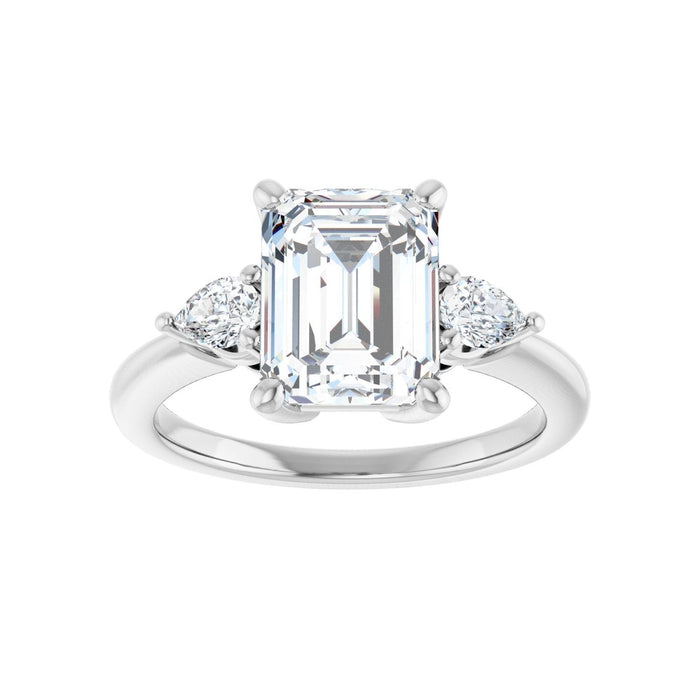 14K White Gold 2 3/4 CTW Lab-Grown Diamond Engagement Ring