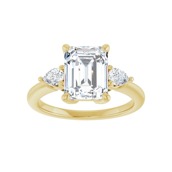 14K Yellow Gold 2 3/4 CTW Lab-Grown Diamond Engagement Ring