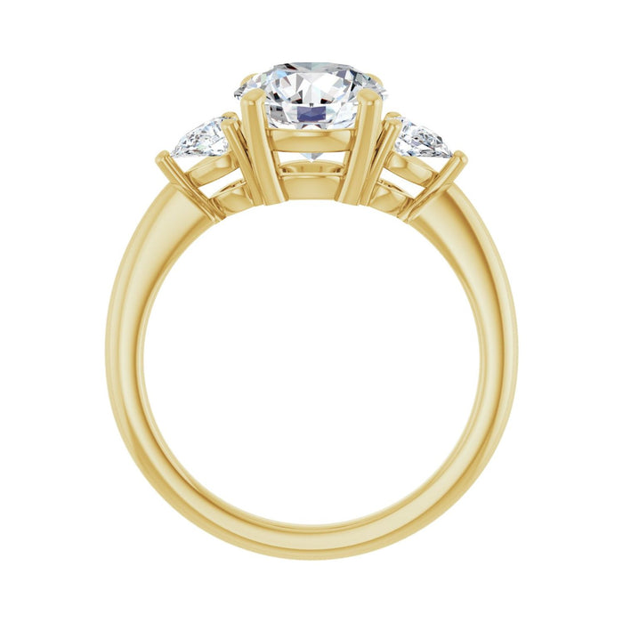 14K Yellow Gold 2 1/4 CTW Lab-Grown Diamond Engagement Ring