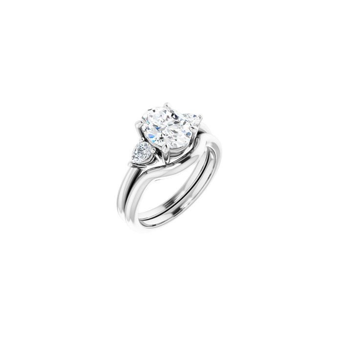 14K White Gold 1 3/4 CTW Lab-Grown Diamond Engagement Ring