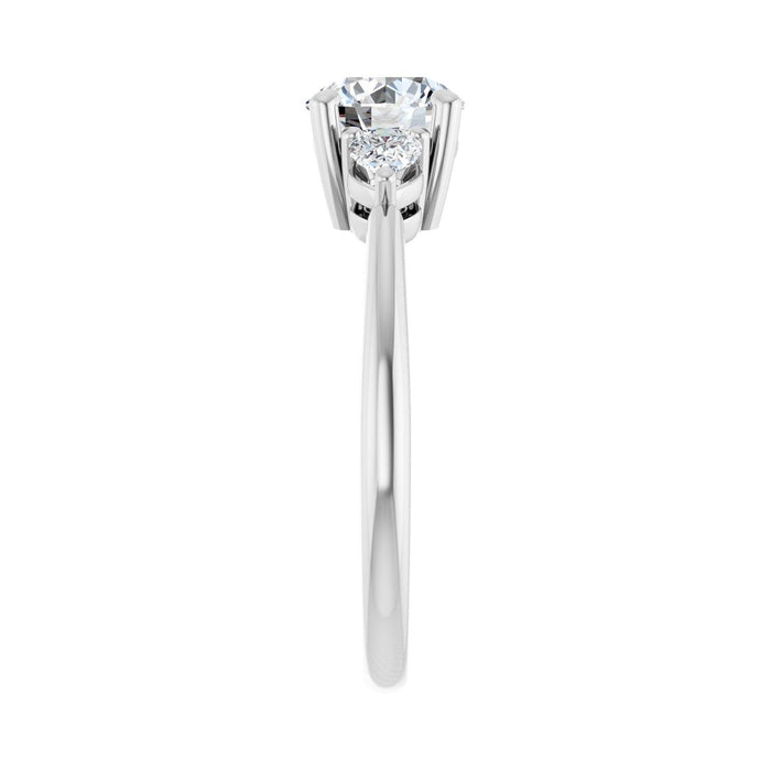 14K White Gold 1 1/4 CTW Lab-Grown Diamond Engagement Ring