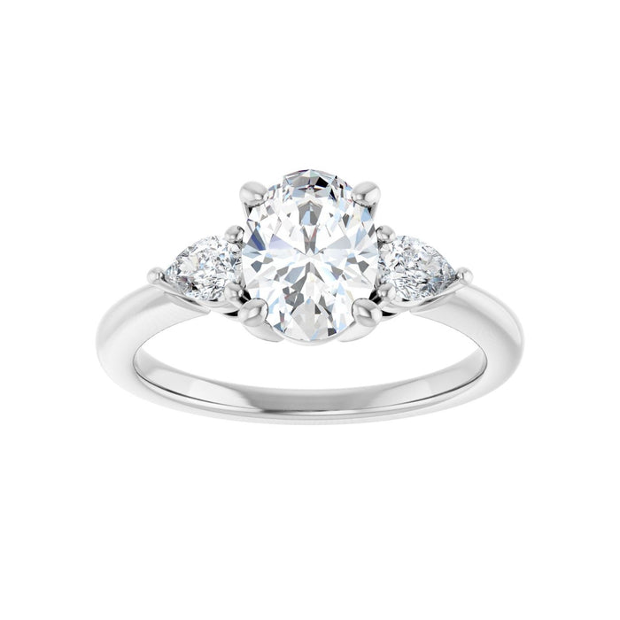 14K White Gold 1 1/4 CTW Lab-Grown Diamond Engagement Ring