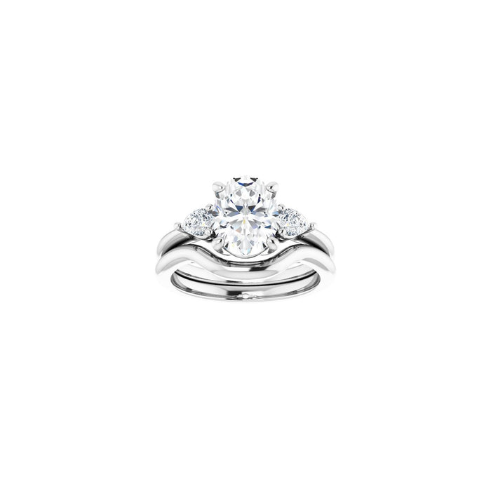 14K White Gold 1 3/4 CTW Lab-Grown Diamond Engagement Ring