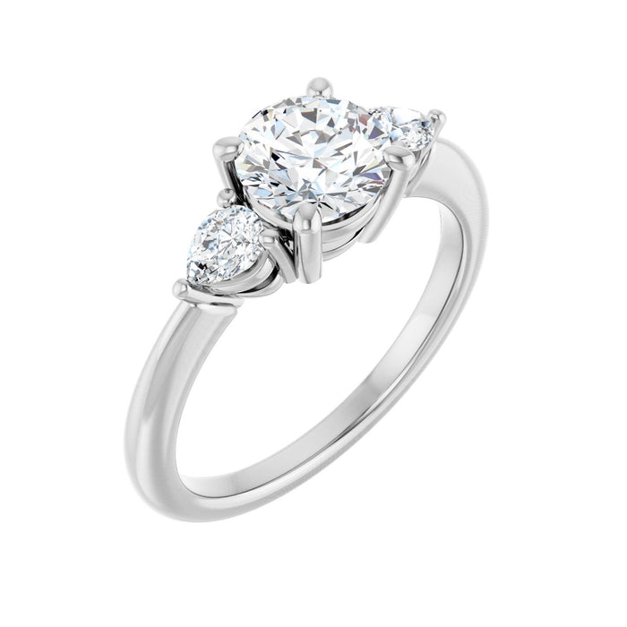 14K White Gold 1 1/4 CTW Lab-Grown Diamond Engagement Ring