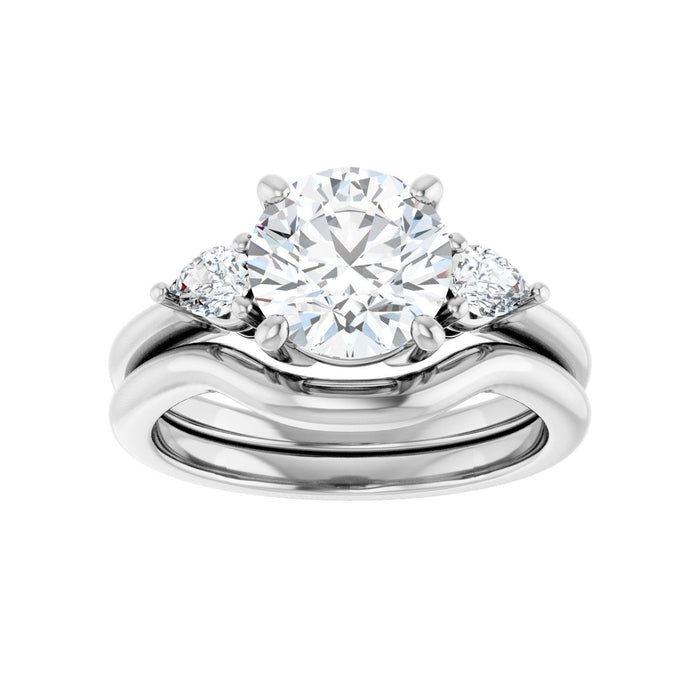 14K White Gold 2 1/4 CTW Lab-Grown Diamond Engagement Ring
