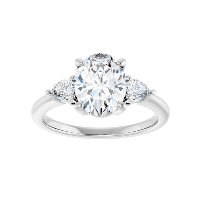 14K White Gold 1 3/4 CTW Lab-Grown Diamond Engagement Ring