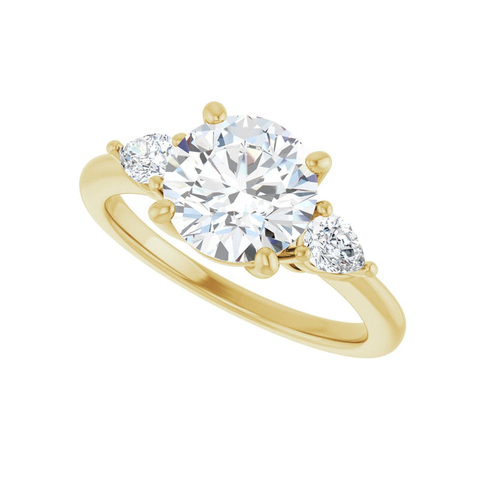 14K Yellow Gold 2 1/4 CTW Lab-Grown Diamond Engagement Ring