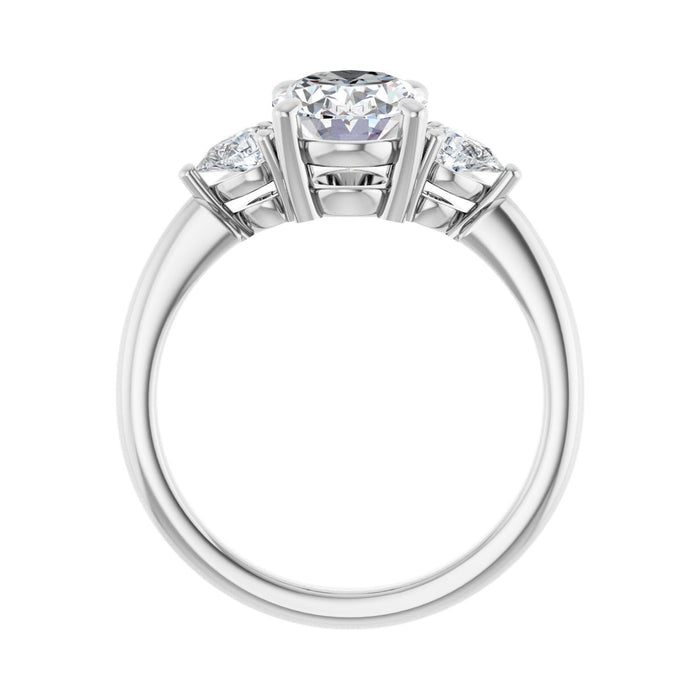 14K White Gold 1 3/4 CTW Lab-Grown Diamond Engagement Ring