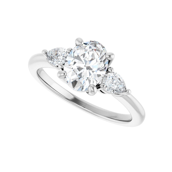 14K White Gold 1 1/4 CTW Lab-Grown Diamond Engagement Ring