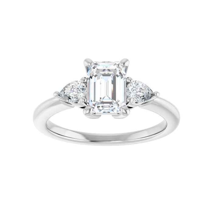 14K White Gold 1 1/2 CTW Lab-Grown Diamond Engagement Ring