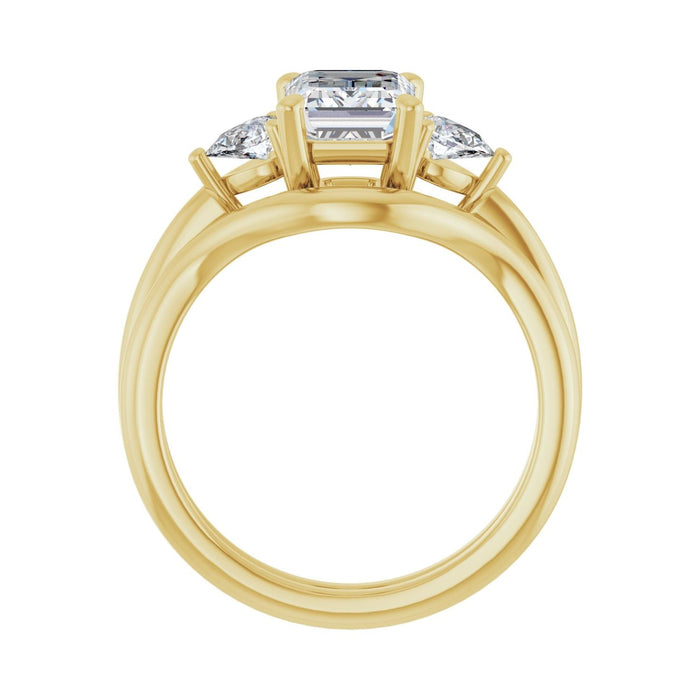 14K Yellow Gold 2 CTW Lab-Grown Diamond Engagement Ring