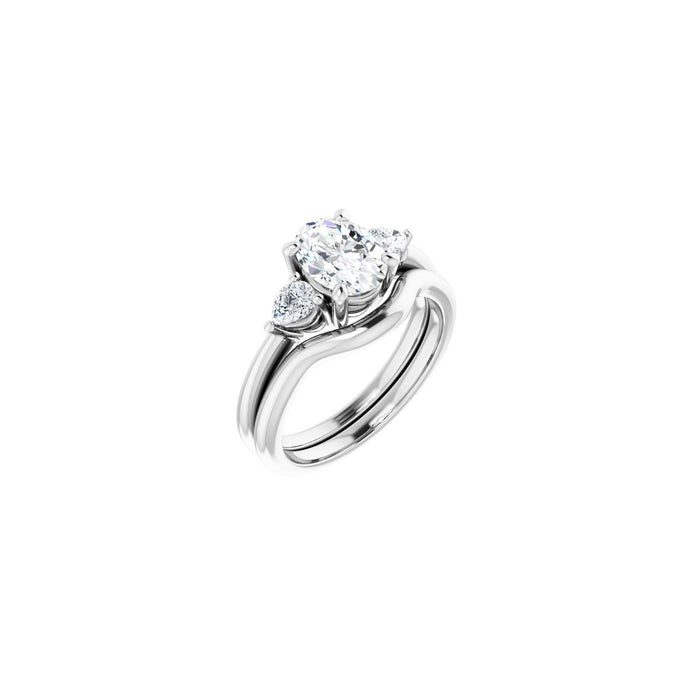 14K White Gold 1 1/4 CTW Lab-Grown Diamond Engagement Ring