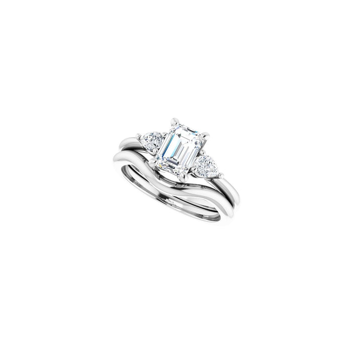 14K White Gold 1 1/2 CTW Lab-Grown Diamond Engagement Ring