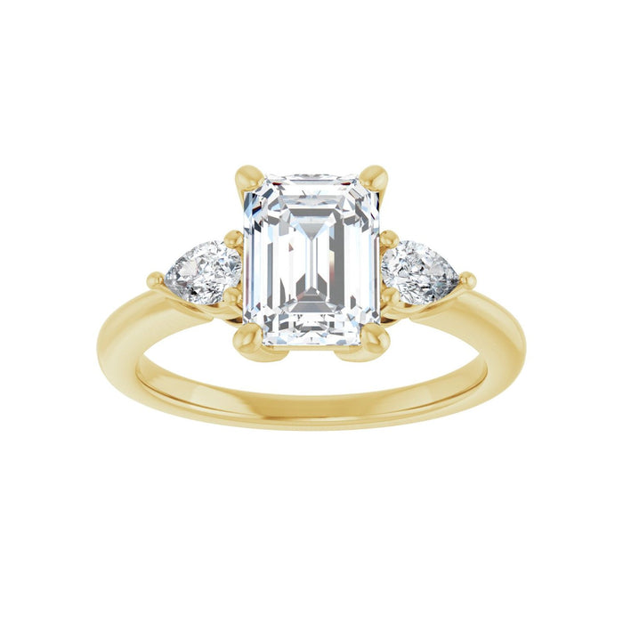 14K Yellow Gold 2 CTW Lab-Grown Diamond Engagement Ring