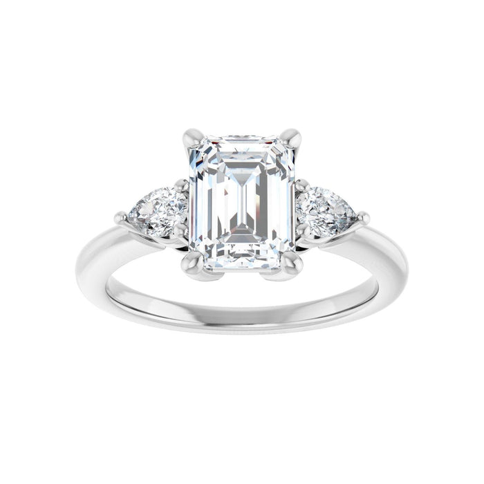 14K White Gold 2 CTW Lab-Grown Diamond Engagement Ring