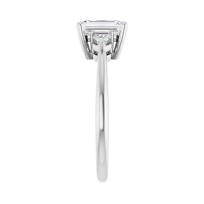 14K White Gold 1 1/2 CTW Lab-Grown Diamond Engagement Ring