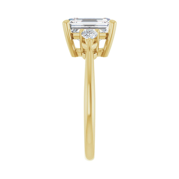 14K Yellow Gold 2 3/4 CTW Lab-Grown Diamond Engagement Ring
