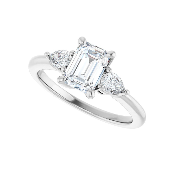 14K White Gold 1 1/2 CTW Lab-Grown Diamond Engagement Ring