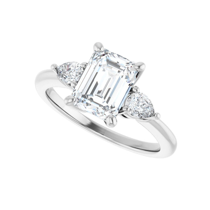 14K White Gold 2 CTW Lab-Grown Diamond Engagement Ring