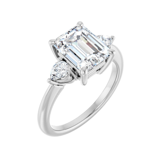 14K White Gold 2 3/4 CTW Lab-Grown Diamond Engagement Ring