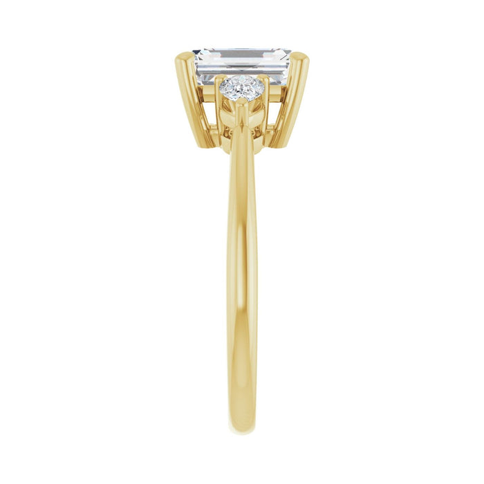 14K Yellow Gold 2 CTW Lab-Grown Diamond Engagement Ring