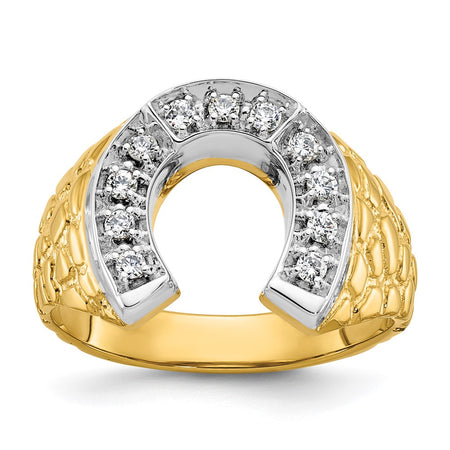 10k Two-Tone Fancy Ring Mounting (B04976-0YW)