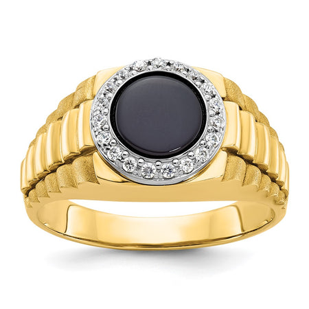 10k Two-Tone Fancy Ring Mounting (B56510-0YW)