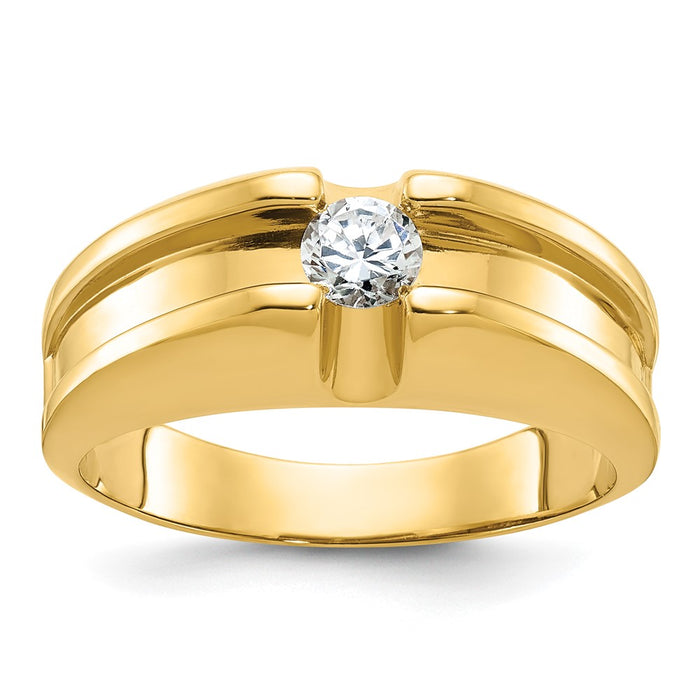 14k IBGoodman Men's Diamond Ring Mounting (B56734-4Y)