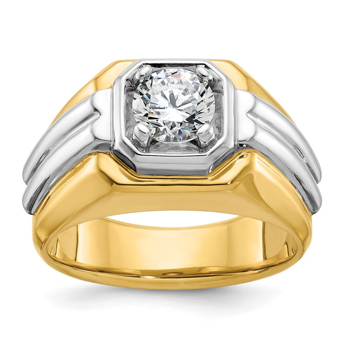 10k Two-Tone Fancy Ring Mounting (B56895-0YW)