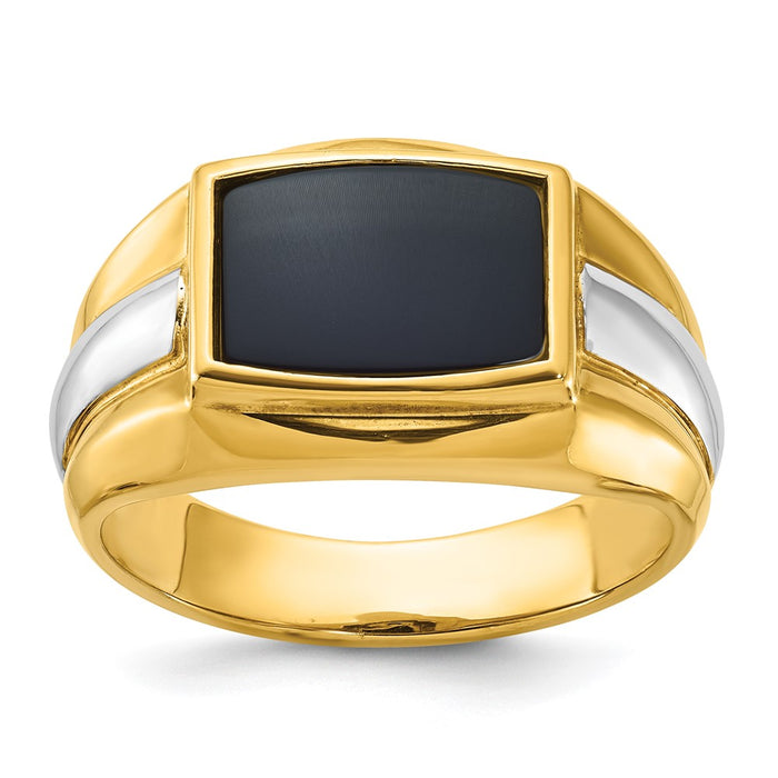 10k Two-Tone Fancy Ring Mounting (B57824-0YW)