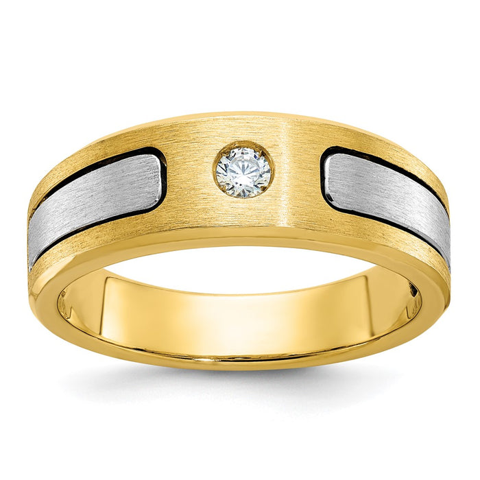 10k Two-Tone Fancy Ring Mounting (B63320-0YW)