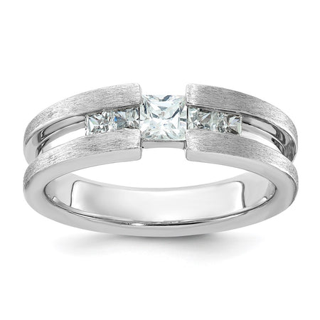 14k White Gold IBGoodman Men's Diamond Ring Mounting (B63739-4W)