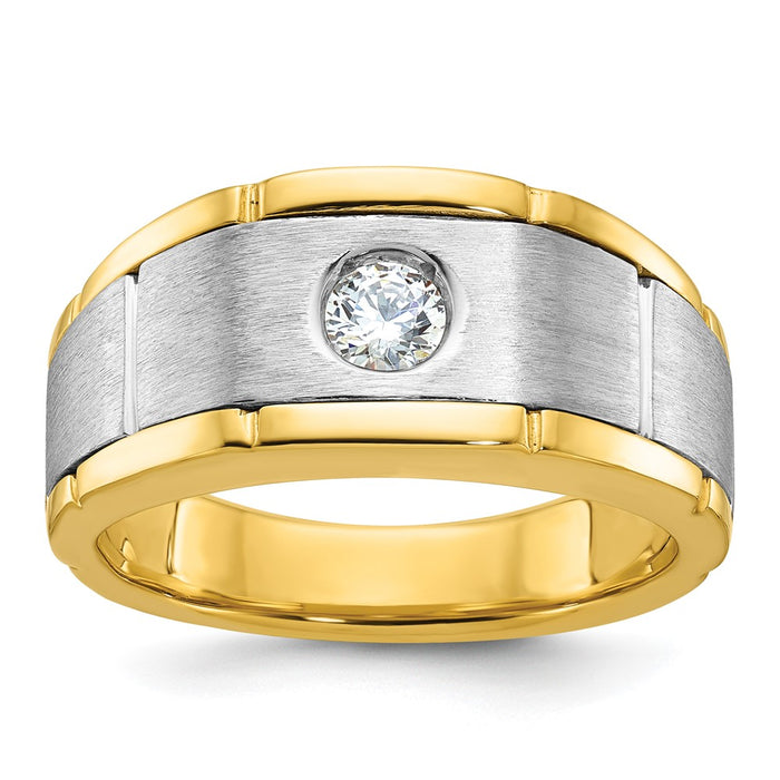 10k Two-Tone Fancy Ring Mounting (B63905-0YW)