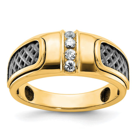 10k Two-Tone Fancy Ring Mounting (B63978-0Y)