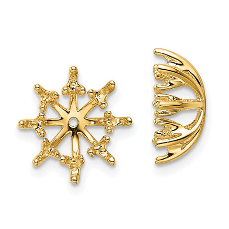 14k Fancy Diamond Earrings Jacket Mountings (EJM5307-050-Y)