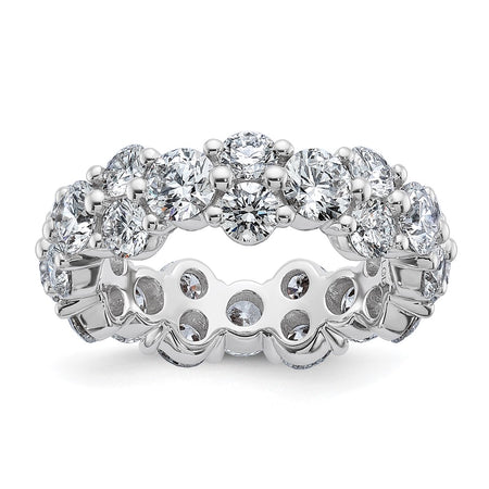 True Origin 14k White Gold Lab Grown Diamond VS DEF 3 1/5 carat Size 6.5 Eternity Band Mounting (ET0070-540-65)