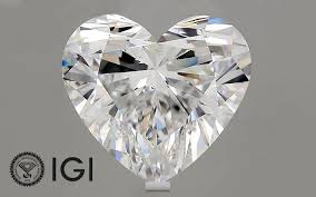 1.53ct Heart Shape Lab Grown Diamond E VS2 IGI Certified