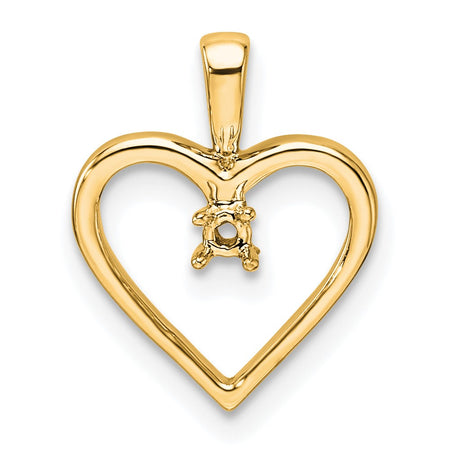 10k Heart Pendant Mounting (PM4816-003-1Y)