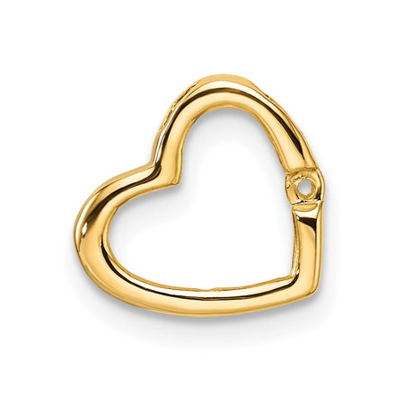 14k Heart Chain Slide Mounting (PM4837-002-Y)