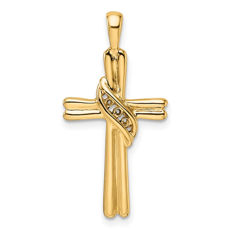 10K Cross Pendant Mounting (PM4989-005-1Y)